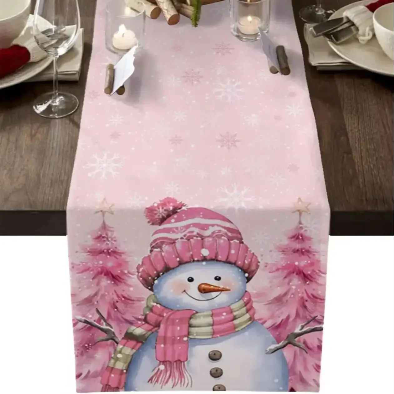 tisse Noël bonhomme de neige