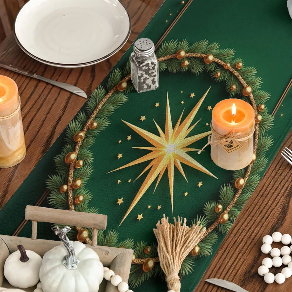 table noël élégante motif clochette