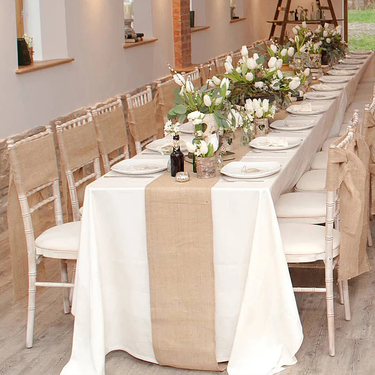 chemin de table en lin