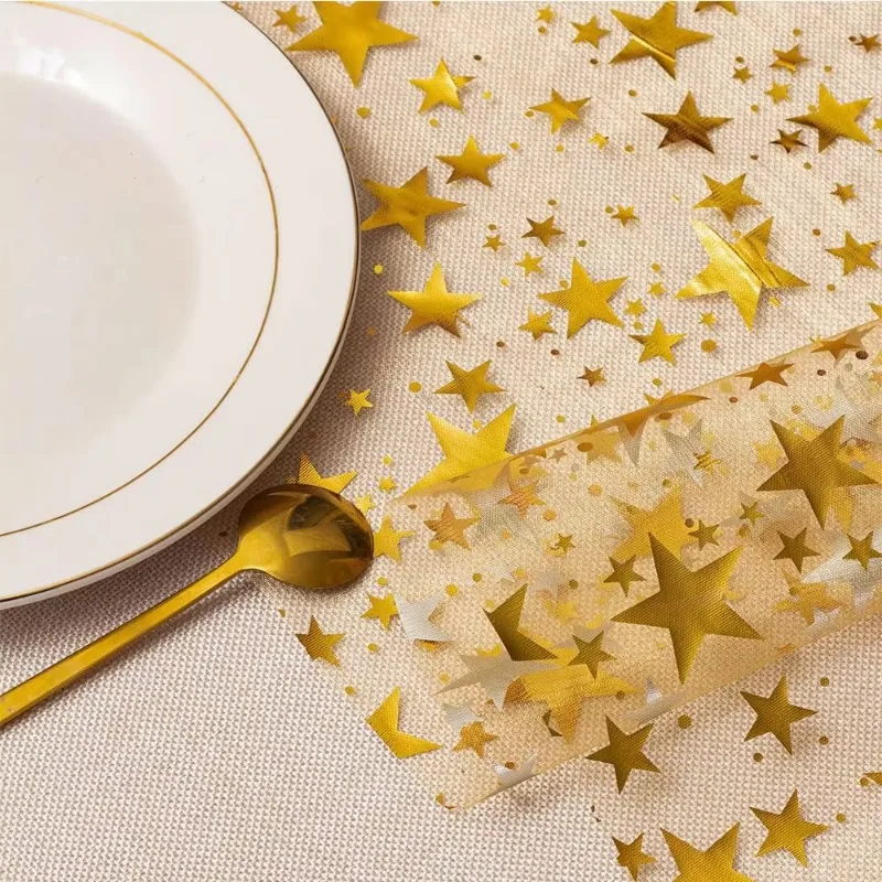 décoration de table dorée