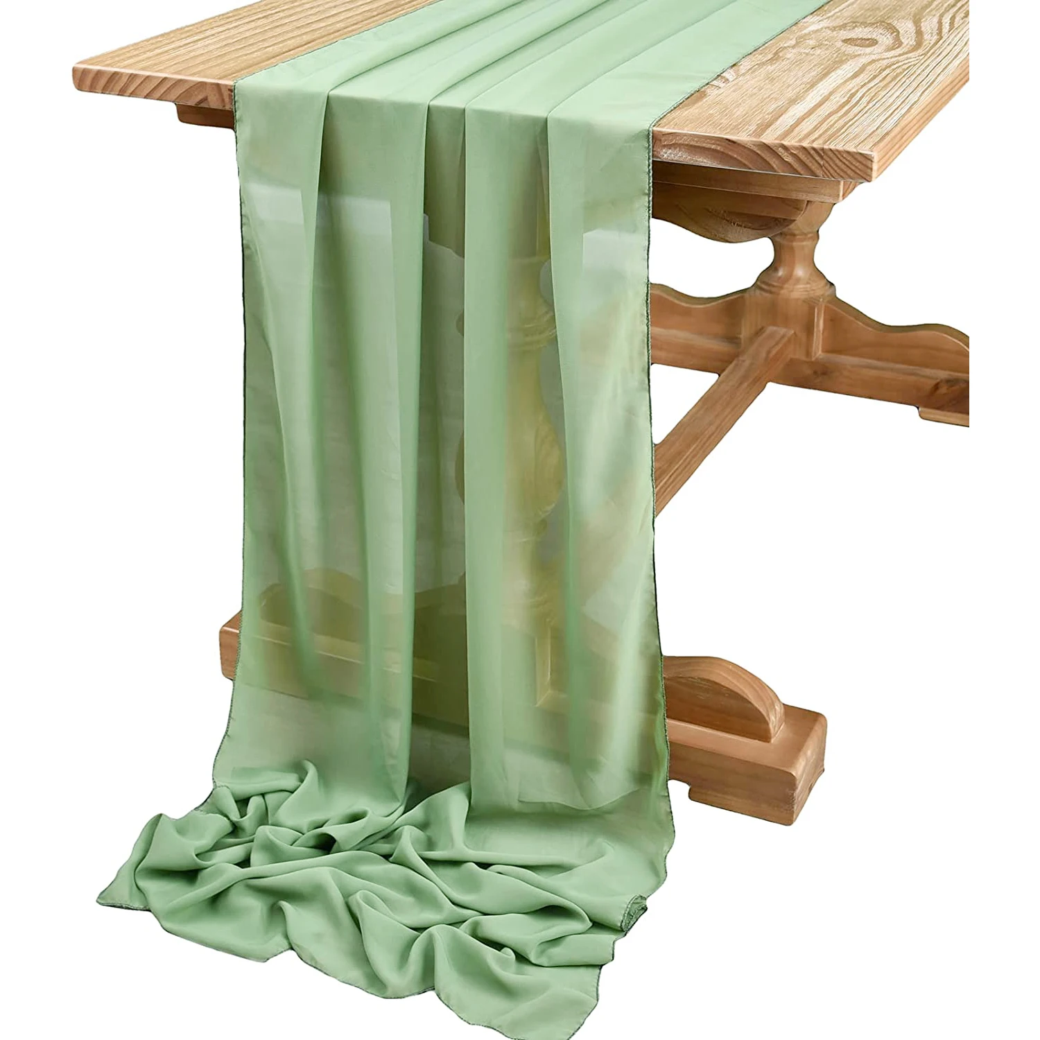 chemin de table en mousseline