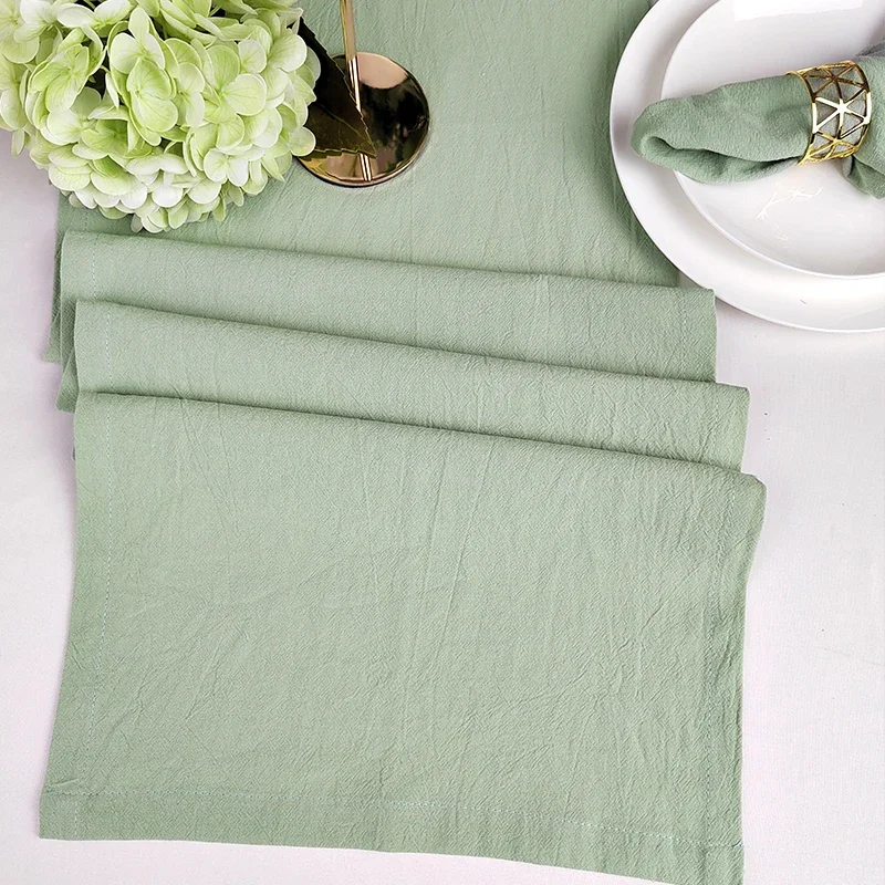 décoration de table vert pastel