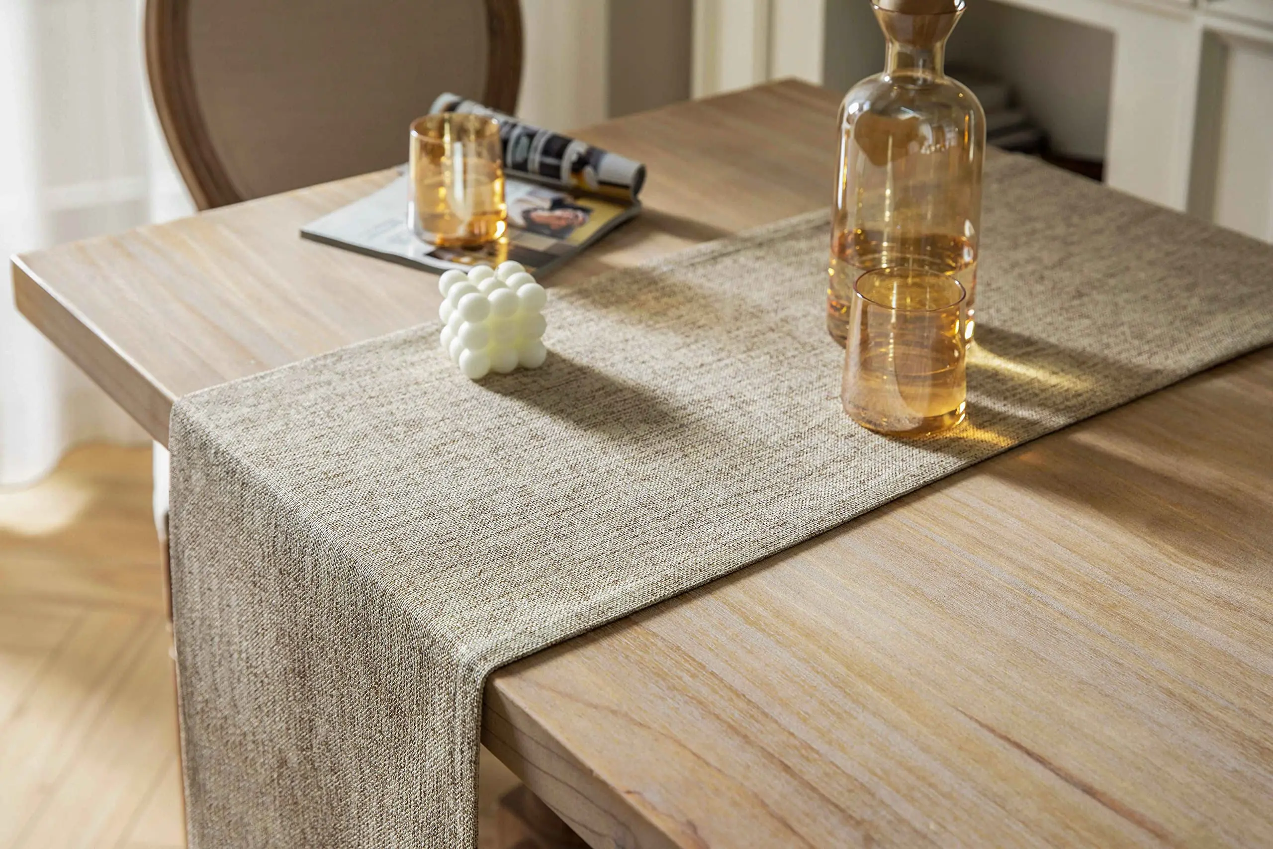 accessoire table en jute