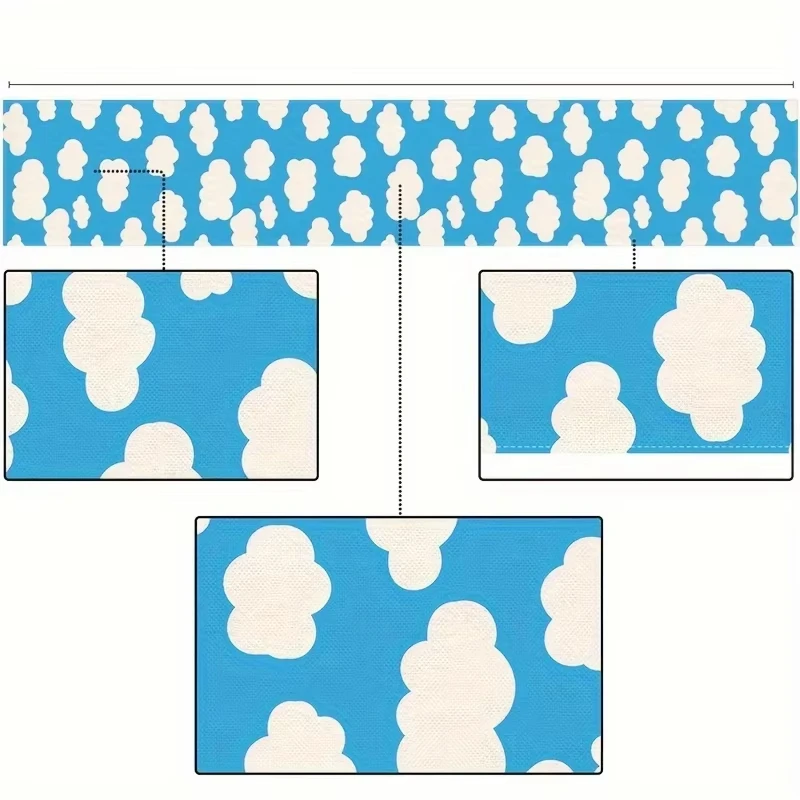 décoration de table nuage