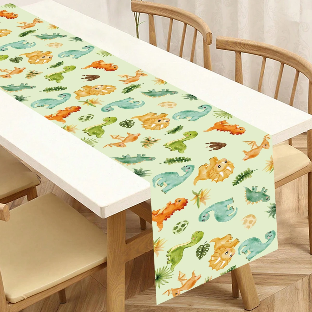 Chemin de table enfant dinosaure