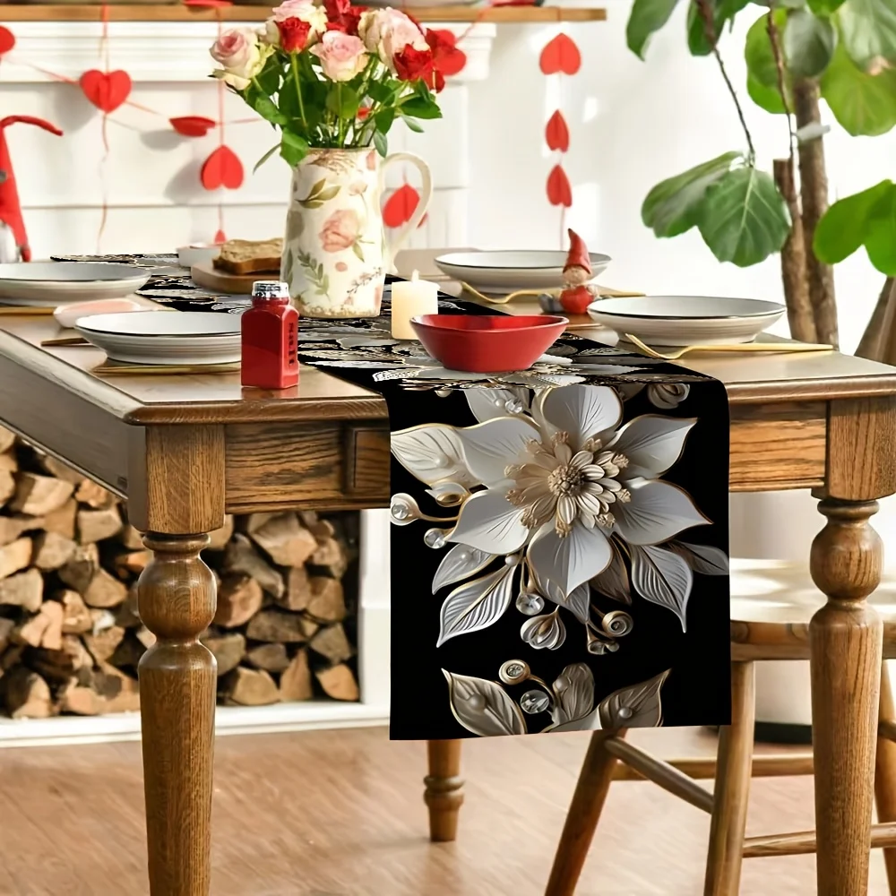décoration chemin de table baptême