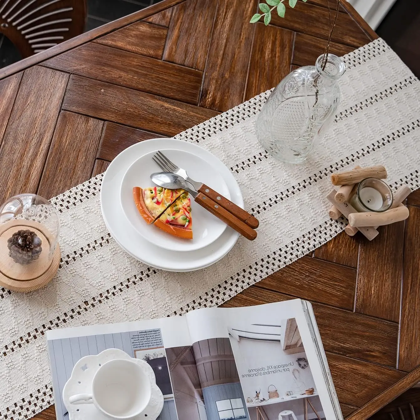 chemin de table rustique
