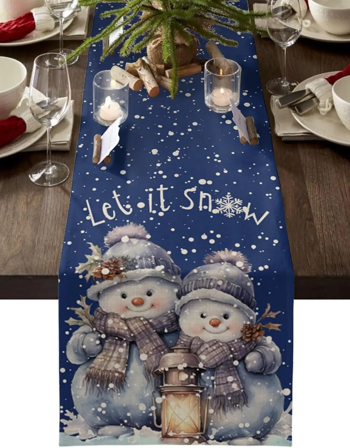 motif bonhomme de neige