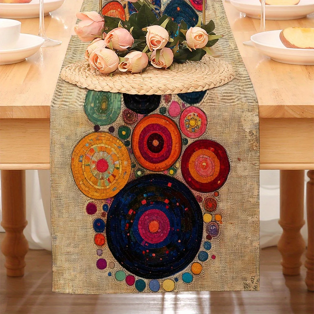 chemin de table en polyester