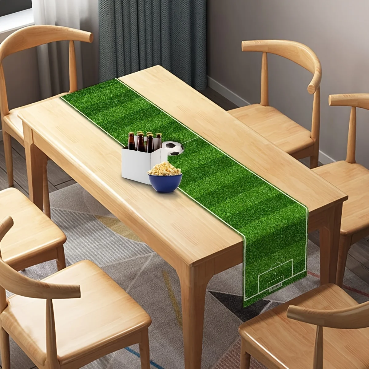chemin de table vert sportif