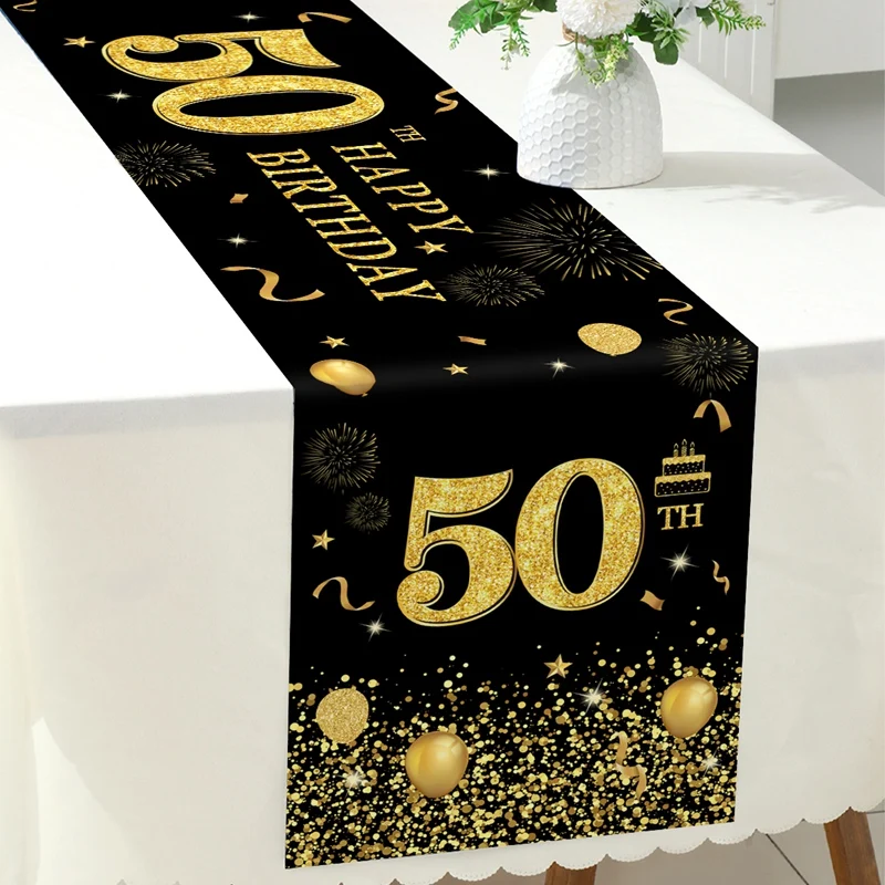 décoration chemin de table 50 ans
