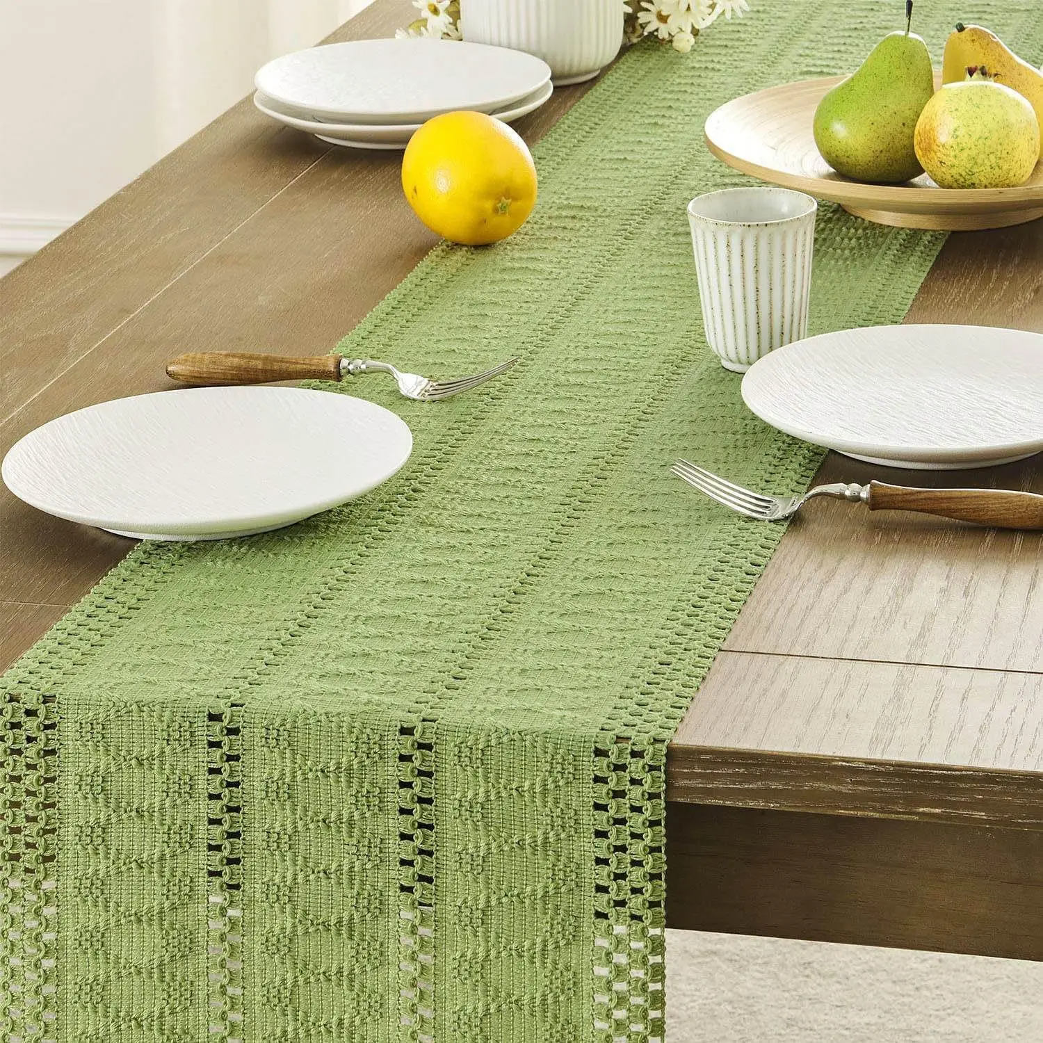 accessoire table vert
