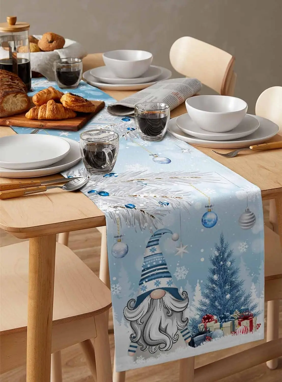 chemin de table festif