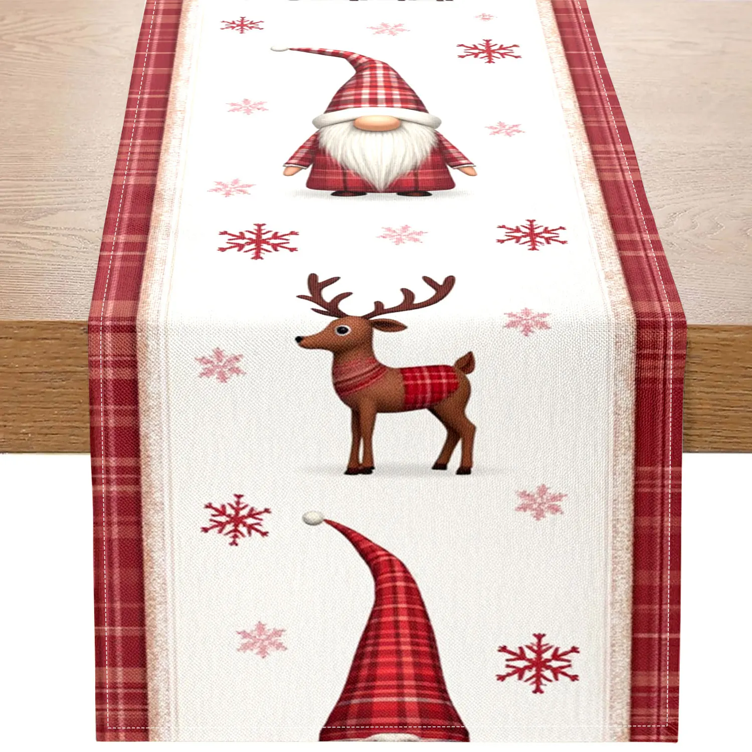 chemin de table noël avec renne