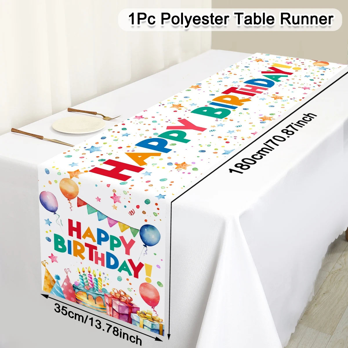 chemin de table anniversaire