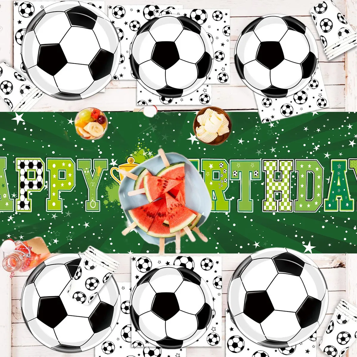 chemin de table sportif pour anniversaires