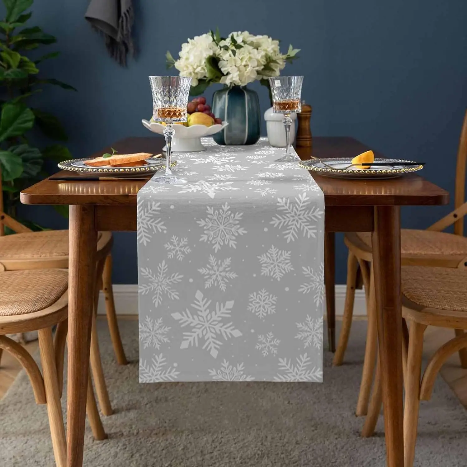 chemin de table flocons