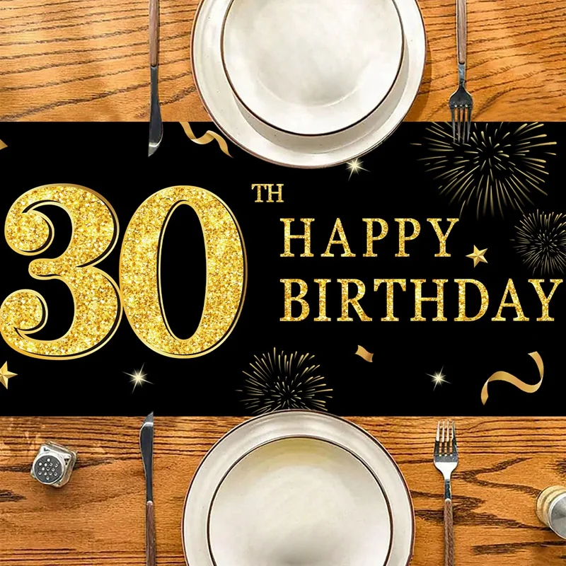 décoration de table pour 30 ans