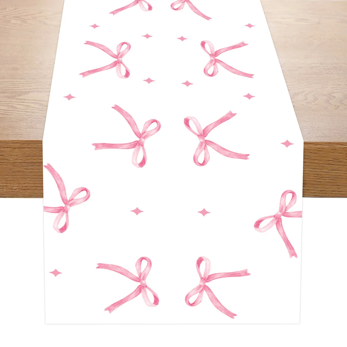 chemin de table baptême blanc