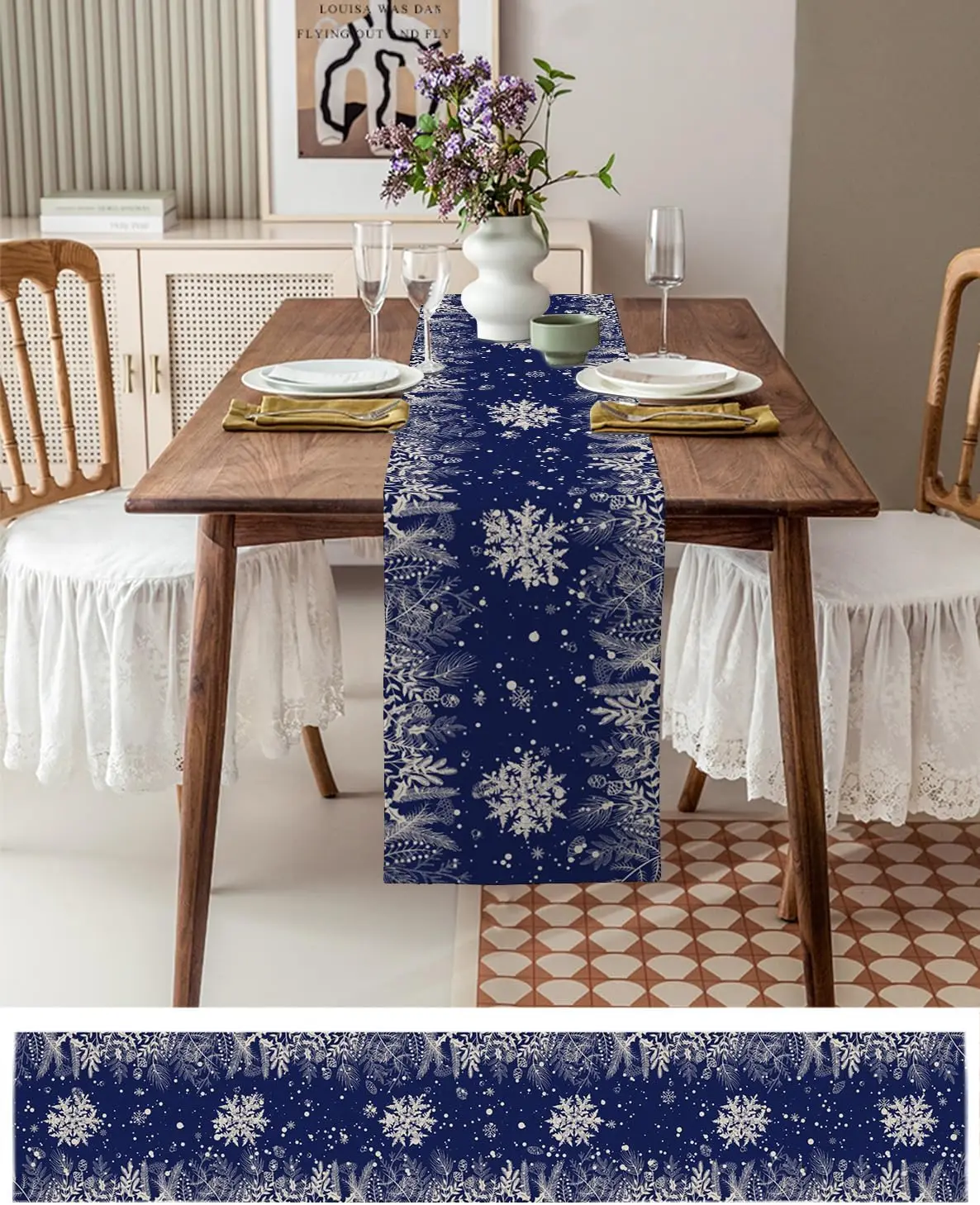 chemin de table en lin