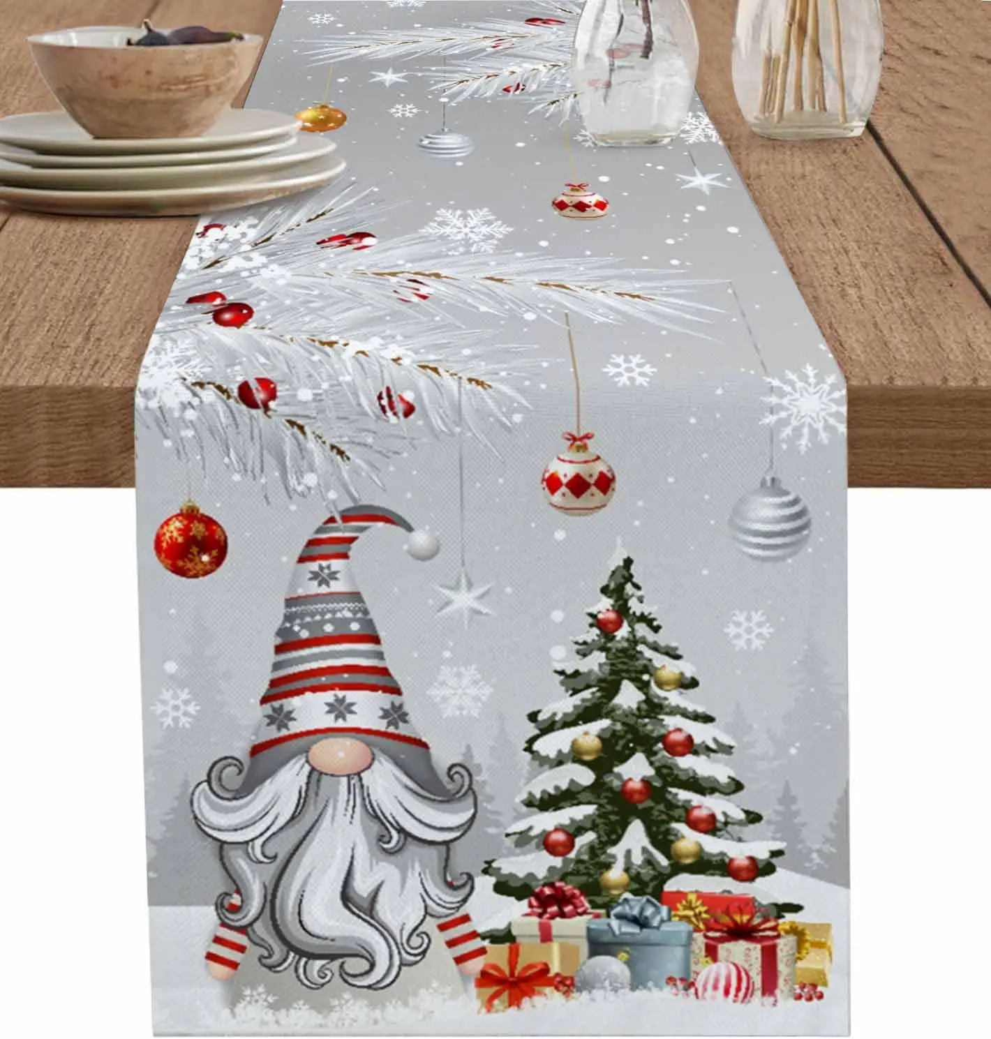 table festive bleue