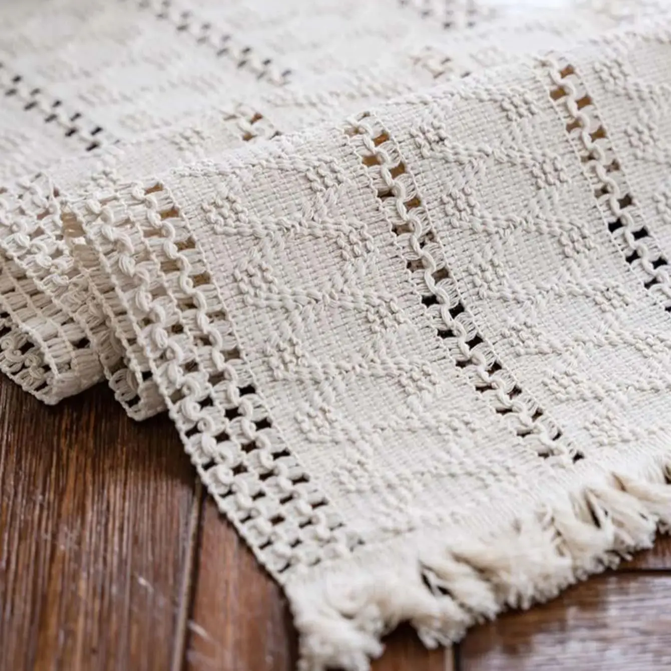 chemin de table toile de jute