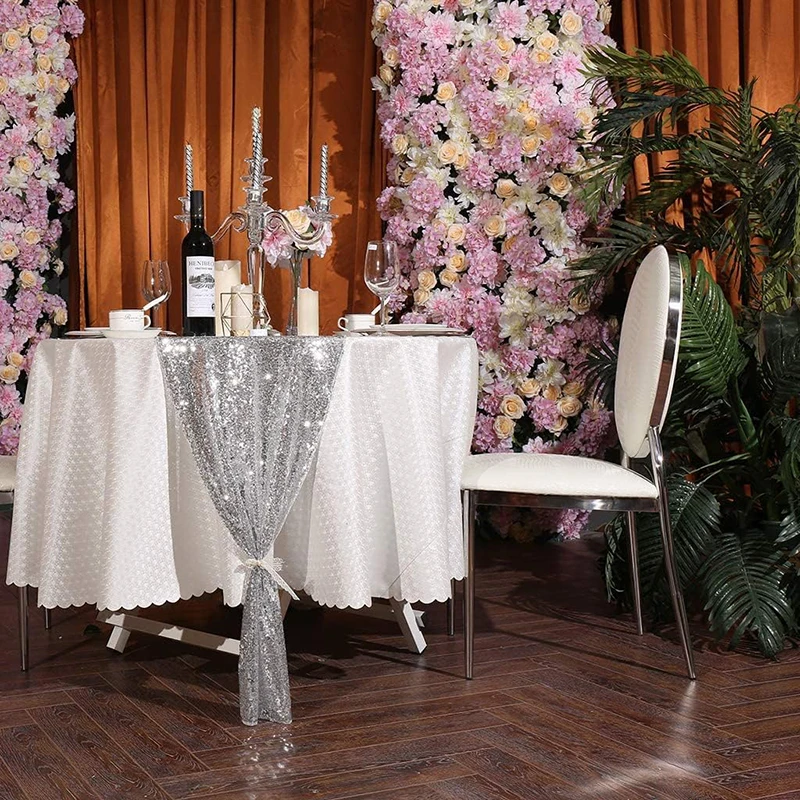 décor argenté mariage