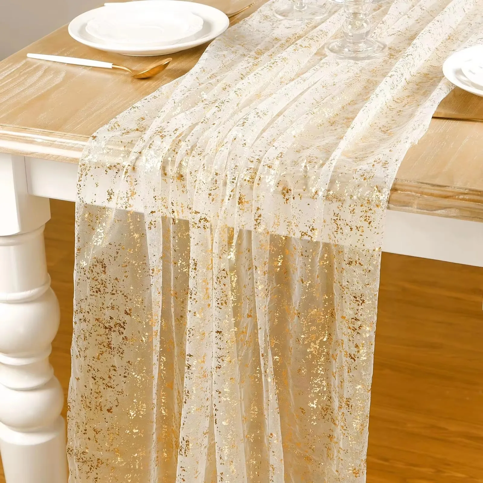 décoration élégante avec organza blanc