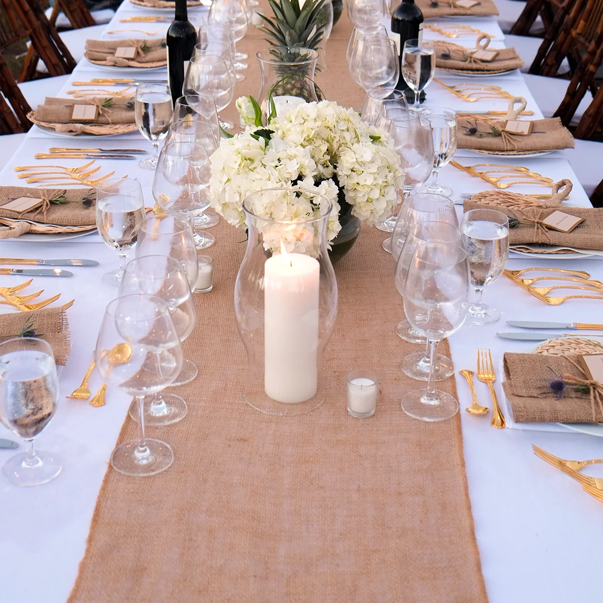 motif imprimé chemin de table