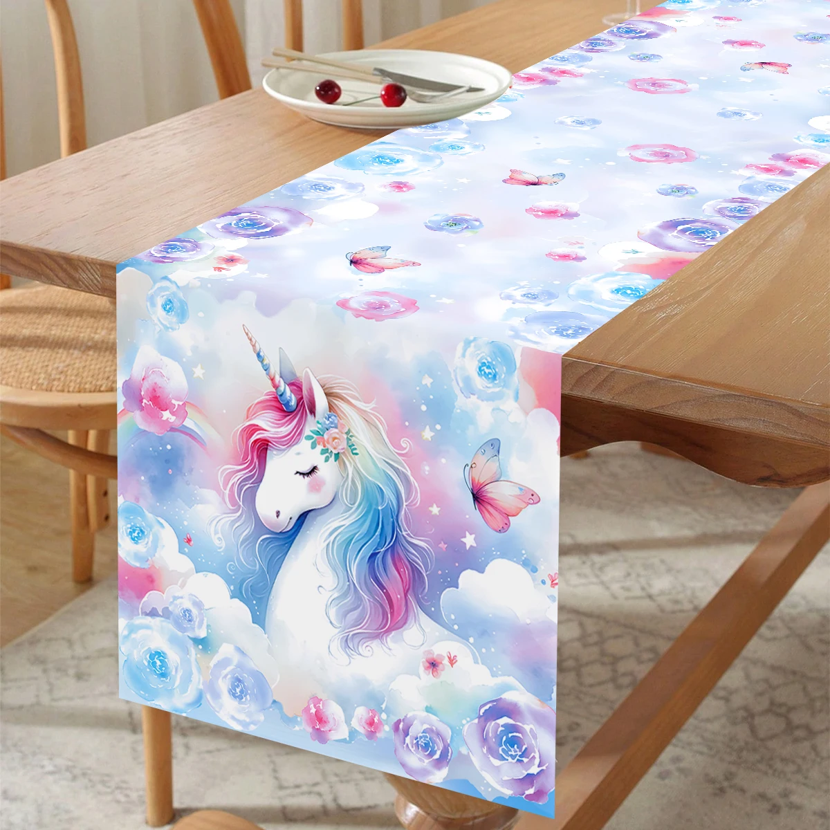 décoration de table licorne