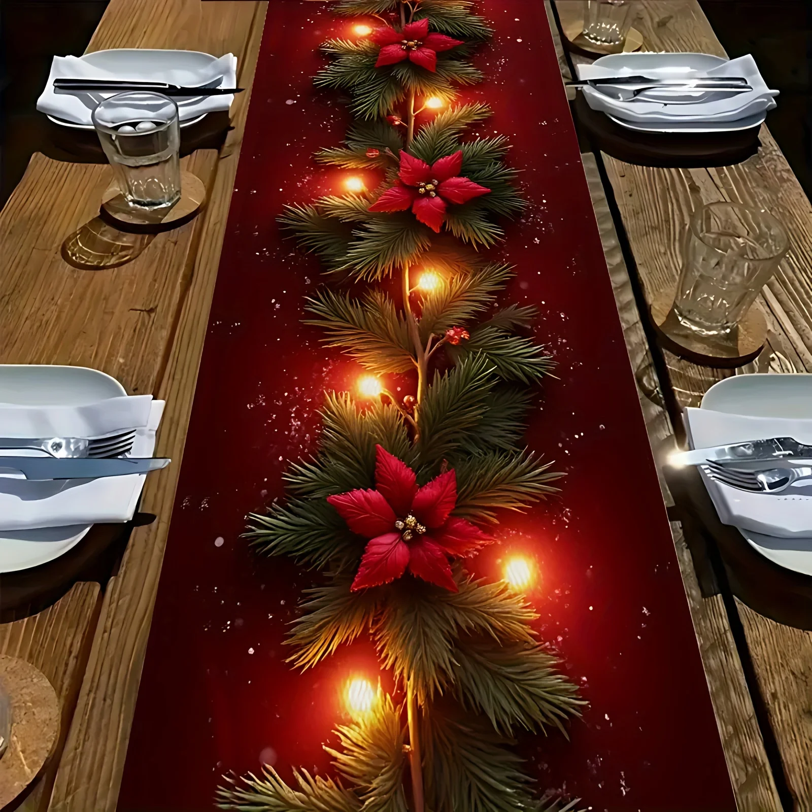 décor de Noël lumineux
