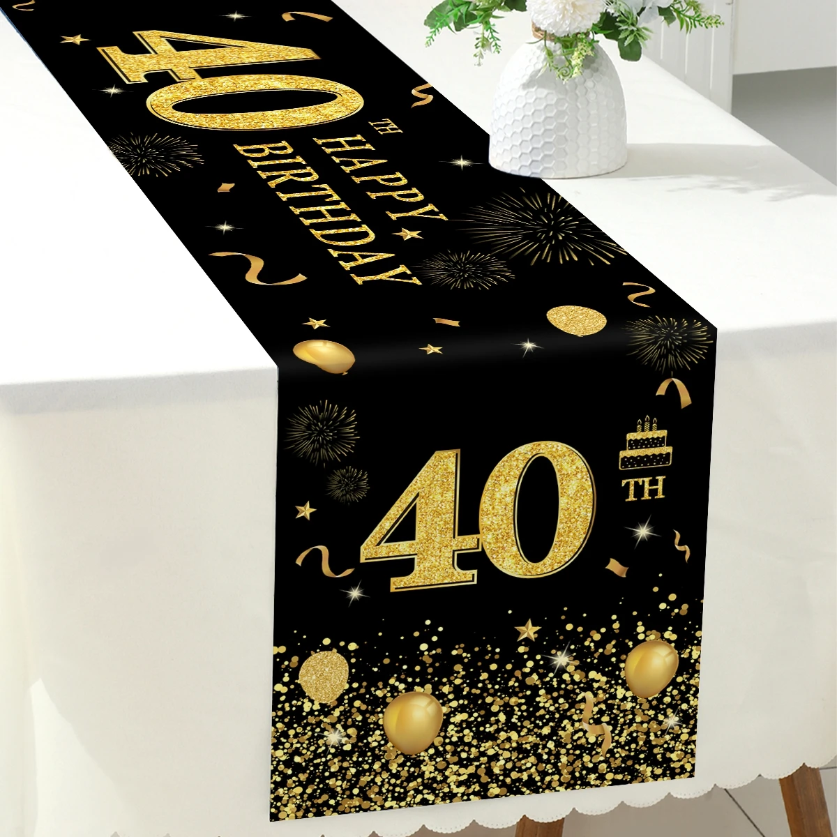 chemin de table anniversaire 40 ans
