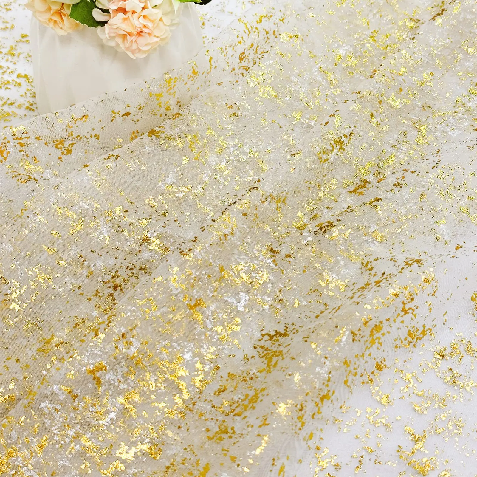 tissu organza blanc pour événement