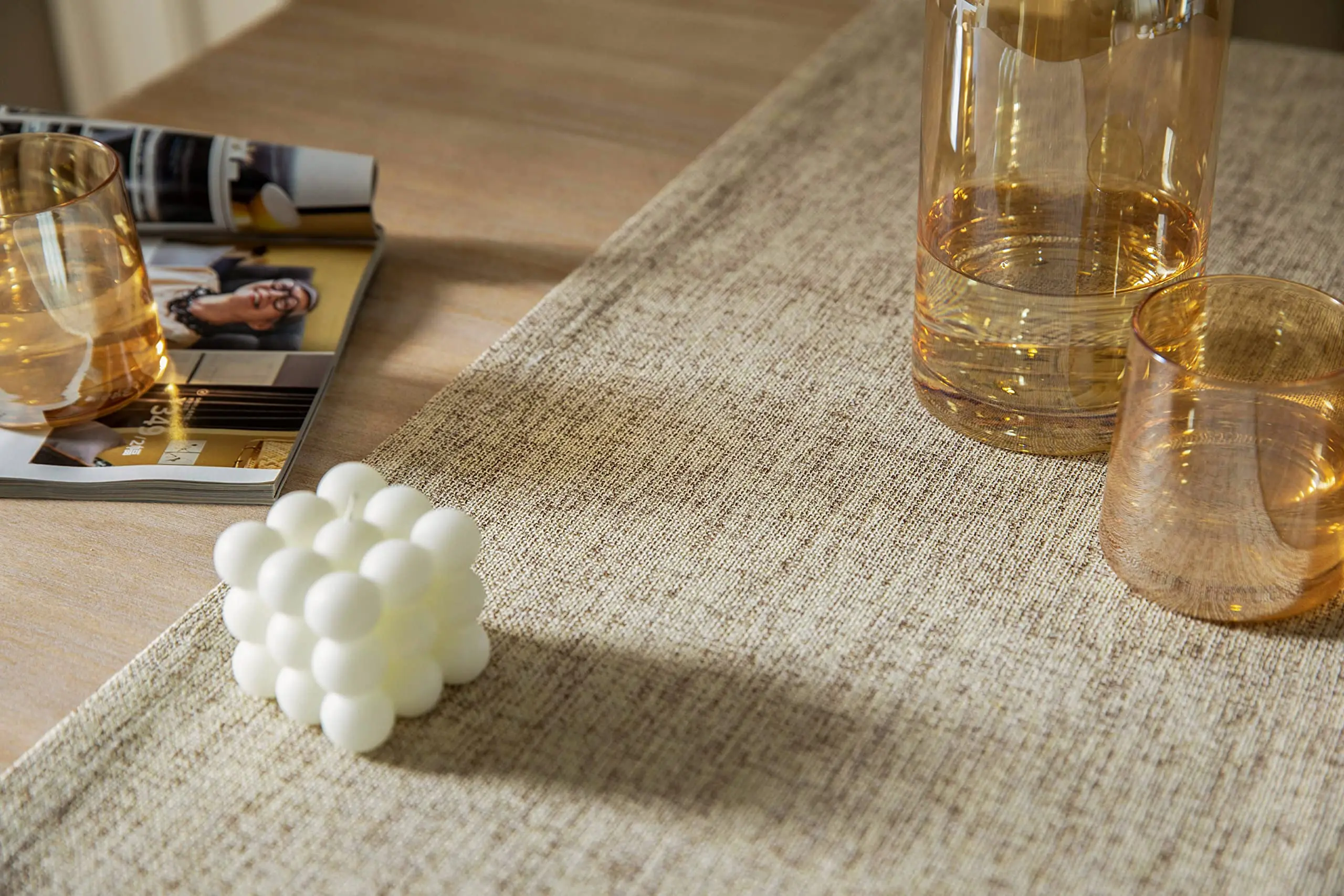 style rustique chemin de table