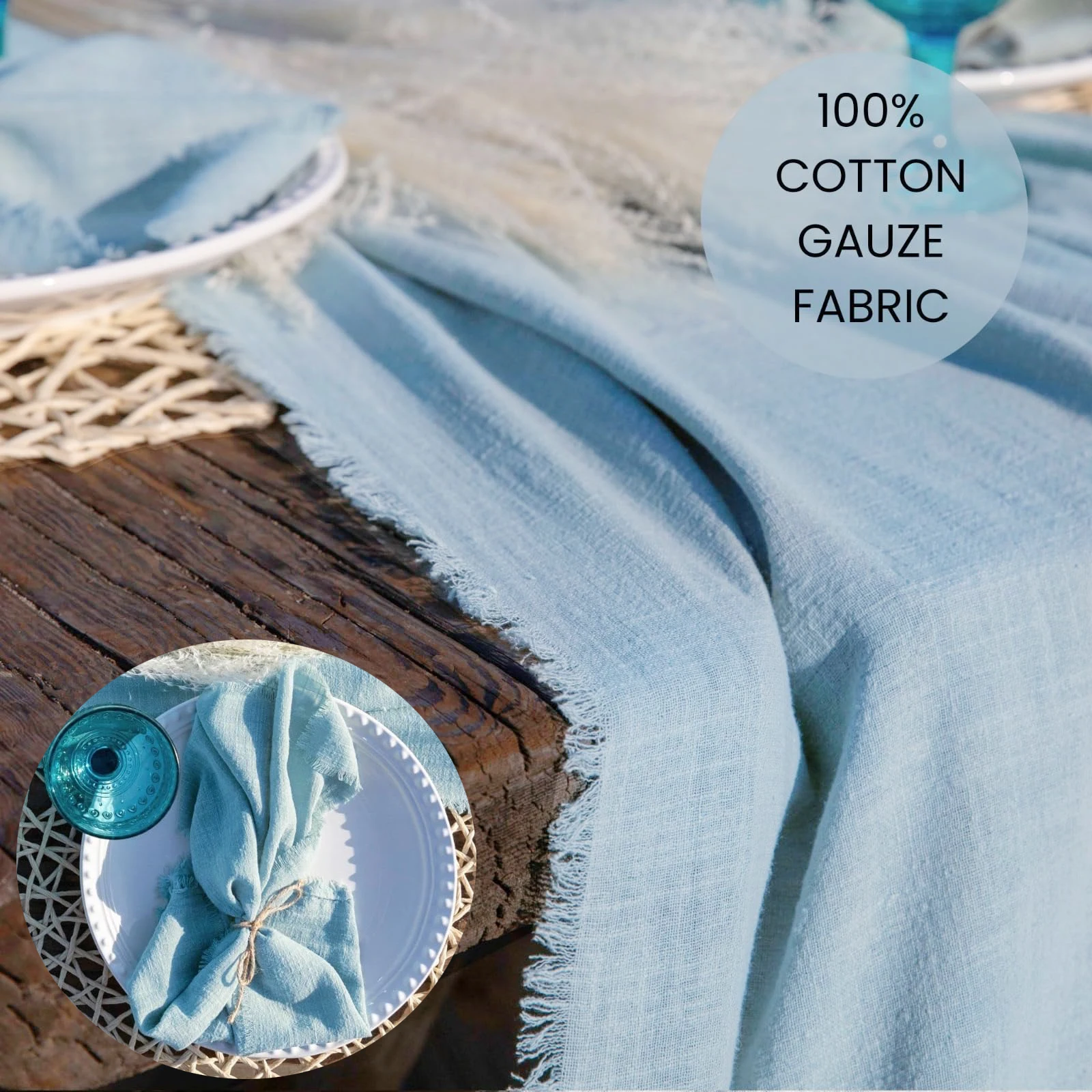 chemin de table coton polyester